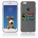 TPU1IPHONE6WCRAFRIQUESUD - Coque Souple en gel pour Apple iPhone 6 avec impression Afrique du Sud et logo rugby WCR 2015