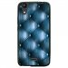 TPU1LBELLO2CAPITONBLEU - Coque souple pour LG Bello II avec impression Motifs effet capitonné bleu