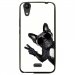 TPU1LBELLO2CHIENVBLANC - Coque souple pour LG Bello II avec impression Motifs chien à lunettes sur fond blanc