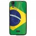 TPU1LBELLO2DRAPBRESIL - Coque souple pour LG Bello II avec impression Motifs drapeau du Brésil