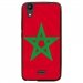 TPU1LBELLO2DRAPMAROC - Coque souple pour LG Bello II avec impression Motifs drapeau du Maroc