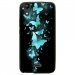 TPU1LBELLO2PAPILLONSBLEUS - Coque souple pour LG Bello II avec impression Motifs papillons bleus