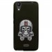 TPU1LBELLO2SKULLCASQUE - Coque souple pour LG Bello II avec impression Motifs tête de mort avec un casque de moto