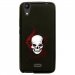 TPU1LBELLO2SKULLTRIBAL - Coque souple pour LG Bello II avec impression Motifs tête de mort sur fond tribal