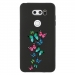 TPU1LGV30PAPILLONS - Coque souple pour LG V30 avec impression Motifs papillons colorés