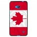 TPU1LUM640DRAPCANADA - Coque Souple en gel noir pour Microsoft Lumia 640 avec impression Motifs drapeau du Canada