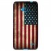 TPU1LUM640DRAPUSAVINTAGE - Coque Souple en gel noir pour Microsoft Lumia 640 avec impression Motifs drapeau USA vintage
