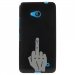 TPU1LUM640MAINDOIGT - Coque souple pour Microsoft Lumia 640 avec impression Motifs doigt d'honneur