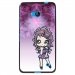TPU1LUM640MANGAVIOLETTA - Coque souple pour Microsoft Lumia 640 avec impression Motifs manga fille violetta