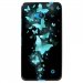 TPU1LUM640PAPILLONSBLEUS - Coque Souple en gel noir pour Microsoft Lumia 640 avec impression Motifs papillons bleus
