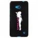 TPU1LUM640SOSEXYBLANCHE - Coque Souple en gel noir pour Microsoft Lumia 640 avec impression Motifs So Sexy blanche