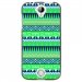 TPU1M320AZTEQUEBLEUVER - Coque souple pour Acer Liquid M320 avec impression Motifs aztèque bleu et vert