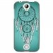 TPU1M320REVEBLEU - Coque souple pour Acer Liquid M320 avec impression Motifs attrape rêve sur fond bleu
