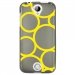 TPU1M320RONDSJAUNES - Coque souple pour Acer Liquid M320 avec impression Motifs ronds jaunes