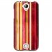 TPU1M330BANDESVINT2 - Coque souple pour Acer Liquid M330 avec impression Motifs bandes effets vintages 2