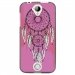 TPU1M330REVEROSE - Coque souple pour Acer Liquid M330 avec impression Motifs attrape rêve sur fond rose