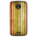 TPU1MOTOCBANDESVINT3 - Coque souple pour Motorola Moto C avec impression Motifs bandes effets vintages 3