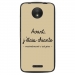 TPU1MOTOCCHIANTETAUPE - Coque souple pour Motorola Moto C avec impression Motifs Avant, j'étais chiante taupe