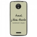TPU1MOTOCCHIANTEVERT - Coque souple pour Motorola Moto C avec impression Motifs Avant, j'étais chiante vert