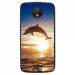 TPU1MOTOCDAUPHIN - Coque souple pour Motorola Moto C avec impression Motifs dauphin