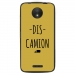 TPU1MOTOCDISCAMIONOR - Coque souple pour Motorola Moto C avec impression Motifs Dis Camion or