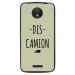 TPU1MOTOCDISCAMIONVERT - Coque souple pour Motorola Moto C avec impression Motifs Dis Camion vert