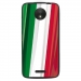 TPU1MOTOCDRAPITALIE - Coque souple pour Motorola Moto C avec impression Motifs drapeau de l'Italie