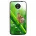 TPU1MOTOCESCARGOT - Coque souple pour Motorola Moto C avec impression Motifs escargot sur une tige