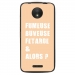 TPU1MOTOCFUMEUSEBEIGE - Coque souple pour Motorola Moto C avec impression Motifs fumeuse et alors beige