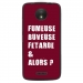 TPU1MOTOCFUMEUSEBORDEAU - Coque souple pour Motorola Moto C avec impression Motifs fumeuse et alors bordeau