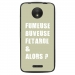 TPU1MOTOCFUMEUSEVERT - Coque souple pour Motorola Moto C avec impression Motifs fumeuse et alors vert