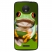 TPU1MOTOCGRENOUILLE - Coque souple pour Motorola Moto C avec impression Motifs grenouille