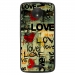 TPU1MOTOCLOVEVINTAGE - Coque souple pour Motorola Moto C avec impression Motifs Love Vintage