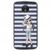 TPU1MOTOCMANGAMARINE - Coque souple pour Motorola Moto C avec impression Motifs manga fille marin