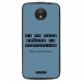 TPU1MOTOCPERFECTIONBLEU - Coque souple pour Motorola Moto C avec impression Motifs frôler la perfection bleu