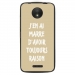 TPU1MOTOCRAISONTAUPE - Coque souple pour Motorola Moto C avec impression Motifs marre d'avoir raison taupe