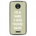 TPU1MOTOCRAISONVERT - Coque souple pour Motorola Moto C avec impression Motifs marre d'avoir raison vert