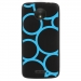 TPU1MOTOCRONDSBLEUS - Coque souple pour Motorola Moto C avec impression Motifs ronds bleus