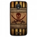 TPU1MOTOCSABREPIRATE - Coque souple pour Motorola Moto C avec impression Motifs sabre et tête de mort pirate