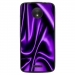 TPU1MOTOCSOIEMAUVE - Coque souple pour Motorola Moto C avec impression Motifs soie drapée mauve