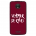 TPU1MOTOCVENDREVEBORDEAU - Coque souple pour Motorola Moto C avec impression Motifs vendeur de rêves bordeau