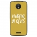 TPU1MOTOCVENDREVEOR - Coque souple pour Motorola Moto C avec impression Motifs vendeur de rêves or