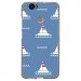 TPU1NOVAMARIN1 - Coque souple pour Huawei Nova avec impression Motifs thème marin 1