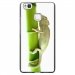 TPU1P9LITECAMELEON - Coque souple pour Huawei Ascend P9-Lite avec impression Motifs caméleon sur un bamboo