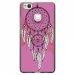 TPU1P9LITEREVEROSE - Coque souple pour Huawei Ascend P9-Lite avec impression Motifs attrape rêve sur fond rose
