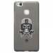 TPU1P9LITESKULLCASQUE - Coque souple pour Huawei Ascend P9-Lite avec impression Motifs tête de mort avec un casque de moto