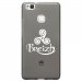 TPU1P9LITETRISKEL - Coque souple pour Huawei Ascend P9-Lite avec impression Motifs Triskel Celte blanc