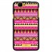 TPU1RAINBOWAZTEQUE - Coque Souple en gel noir pour Wiko Rainbow avec impression Motifs aztèque