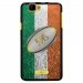 TPU1RAINBOWBALLONIRLANDE - Coque Souple en gel pour Wiko Rainbow avec impression ballon de rugby et drapeau de l'Irlande