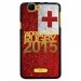 TPU1RAINBOWGOLDTONGA - Coque Souple en gel pour Wiko Rainbow avec impression logo rugby doré et drapeau Tonga